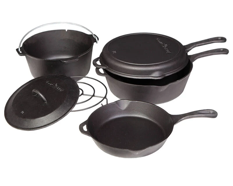CAMP CHEF 6 Piece Cast Iron Set