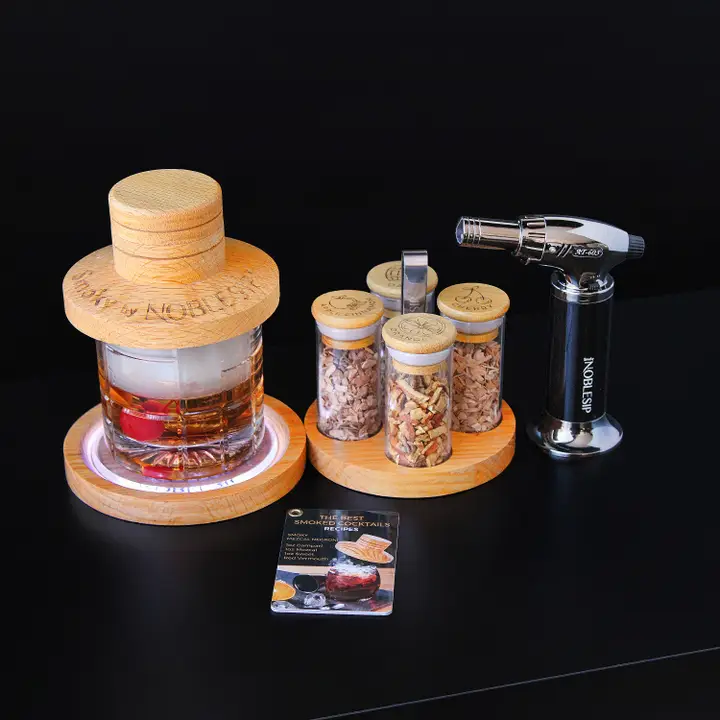 Cocktail Smoker Kit "Smoky Pro" Whiskey Home Bar New Gift - Image 2