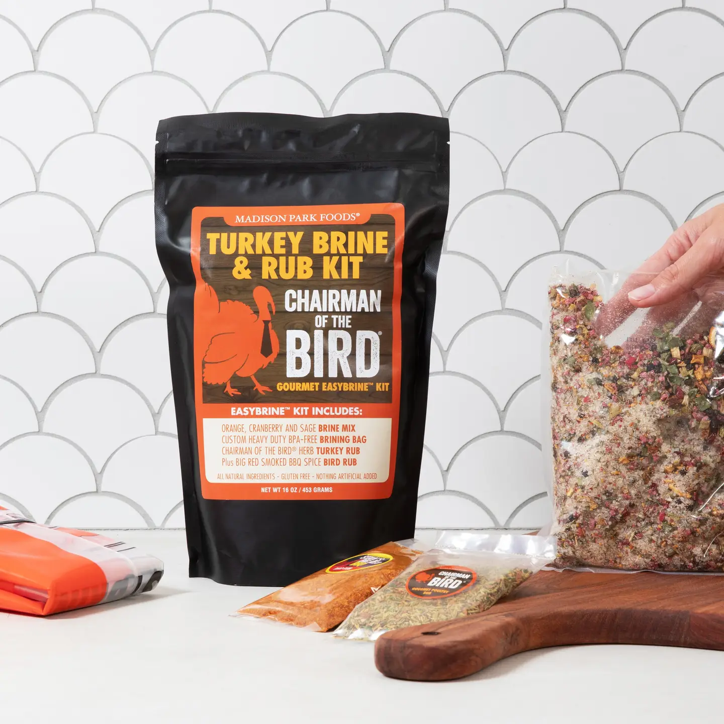 Gourmet Turkey Brine Kit with Bag and Seasoning Rub - Image 3