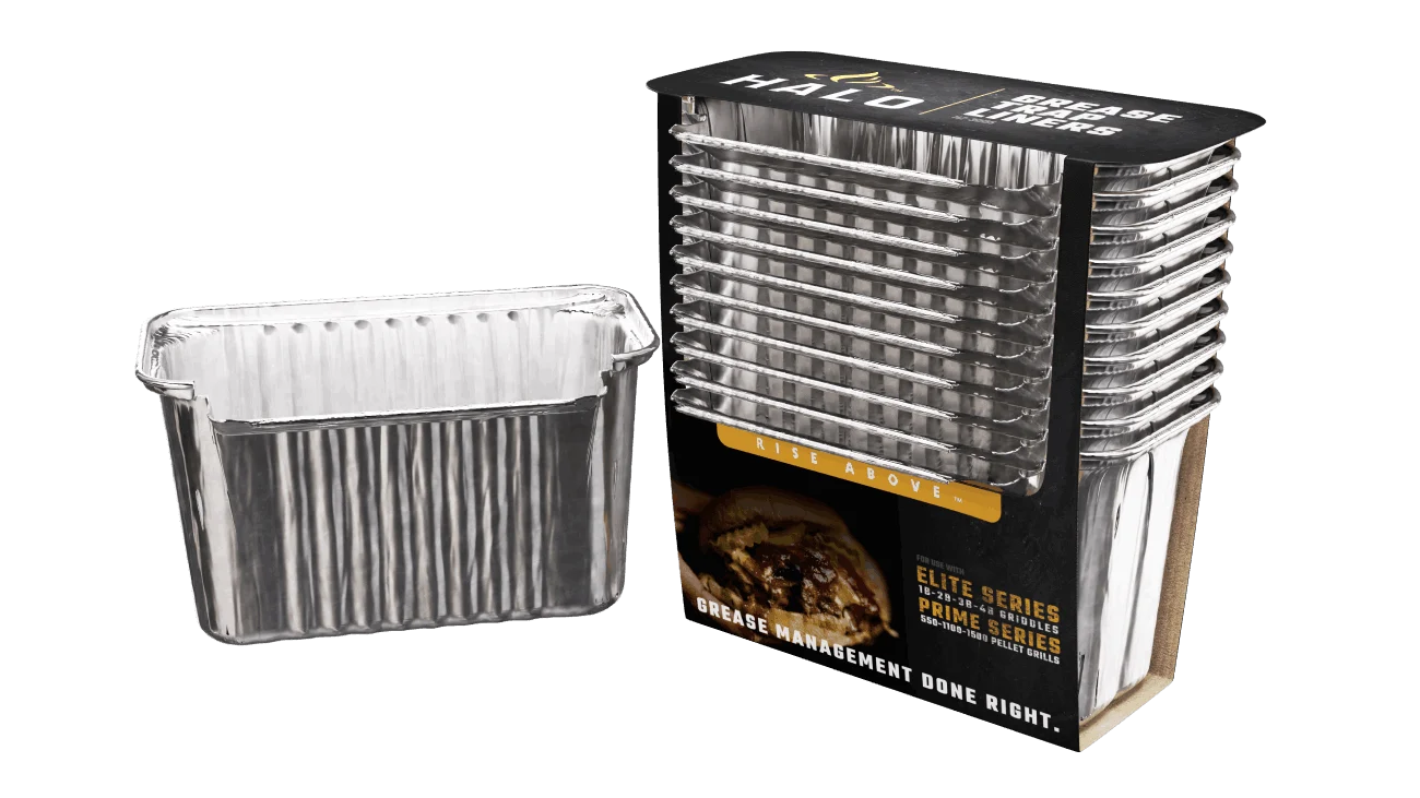 HALO Grease Container Foil Liners - 10 Pk