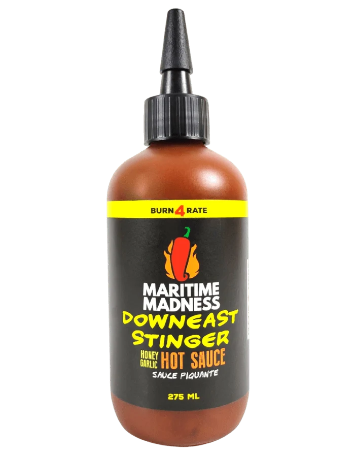 MARITIME MADNESS Down East Stinger Honey Garlic Hot Sauce