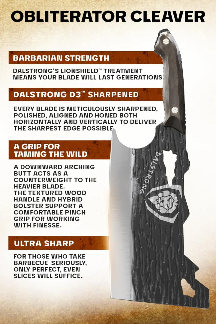 The Barbarian Series Obliterator Cleaver Knife - Image 4