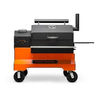 YS640S Yoder Smokers Adaptive Control System - with Yfi. Competition Pellet Grill with Stainless Steel Shelves - Image 3