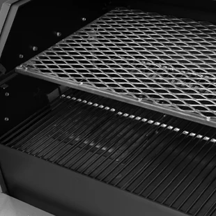 YS640S Yoder Smokers Adaptive Control System - with Yfi. Competition Pellet Grill with Stainless Steel Shelves and drawer - Image 3